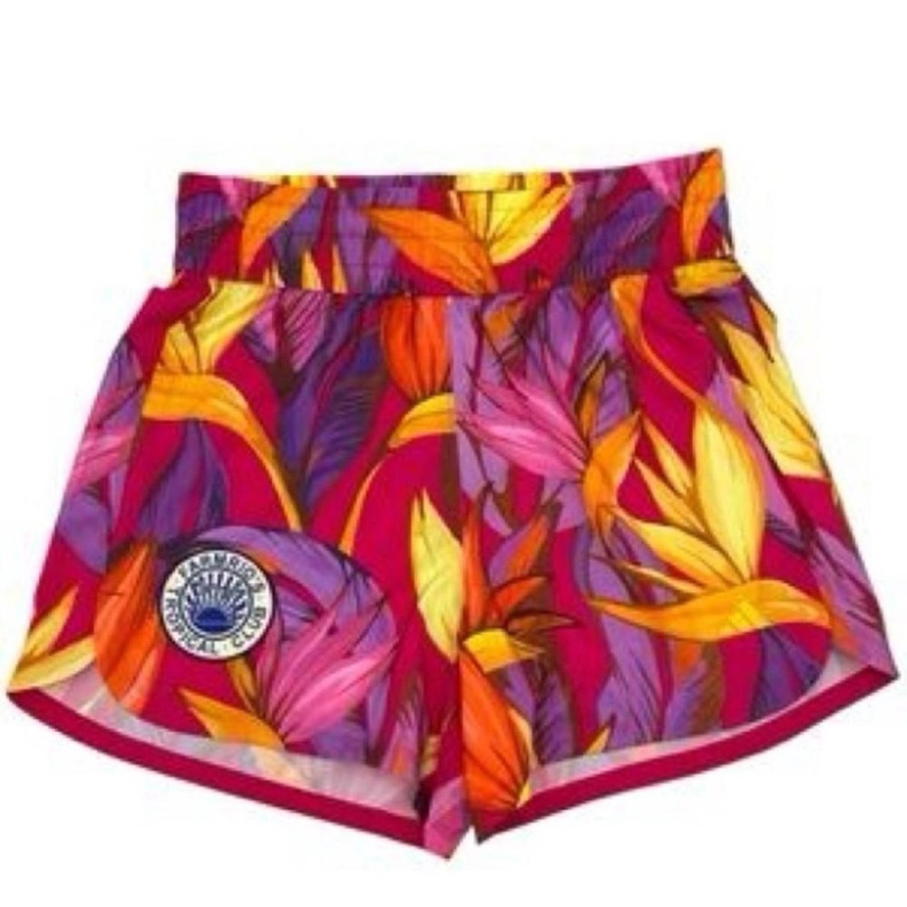 Farm Rio x Adidas Birds Of Paradise Bold Pink Short Size XS NWT - Picture 7 of 8